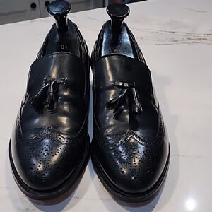 Men's Black Tassel Loafers starford